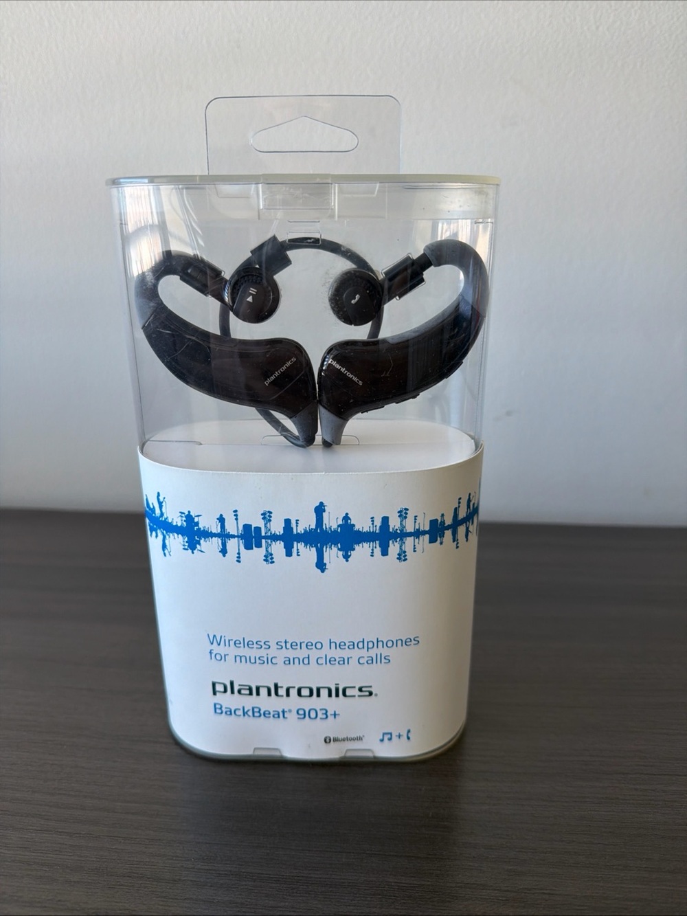 Plantronics BackBeat 903+ Wireless Stereo Headphones in Black New Sealed